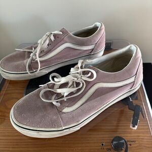 vans old skool lavender shoes (m8.5/w10)